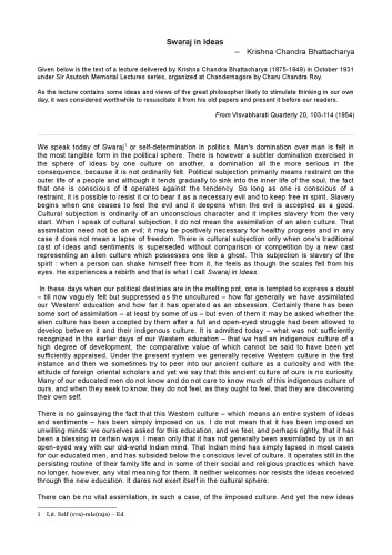 ﻿سواراج در ایده ها