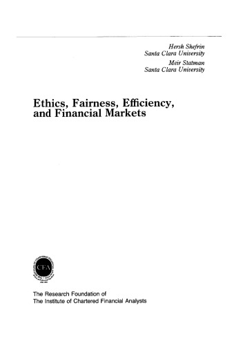 ﻿اخلاق در حرفه سرمایه گذاری: نظرسنجی