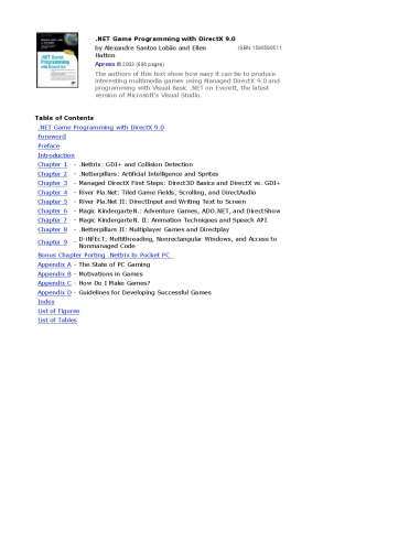 برنامه نویسی بازی دات نت با DirectX 9.0
