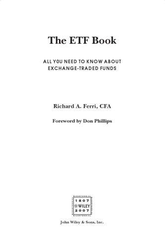 ﻿کتاب ETF: همه آنچه باید در مورد صندوق های قابل معامله در بورس بدانید