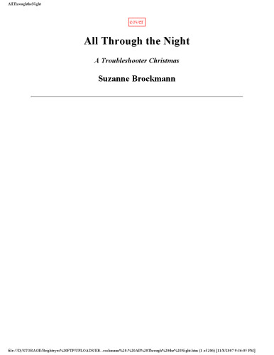 ﻿All Through the Night: A Troubleshooter Christmas