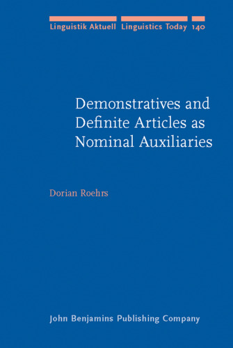 ﻿مقاله های نمایشی و معین به عنوان کمک های اسمی (Linguistik Aktuell Linguistics Today)