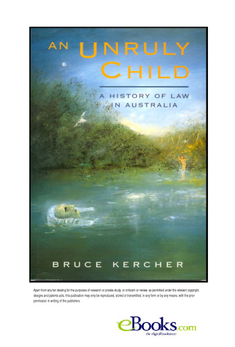 ﻿یک کودک سرکش: تاریخچه قانون در استرالیا