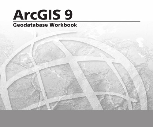 ﻿کتاب کار پایگاه داده جغرافیایی: ArcGIS 9
