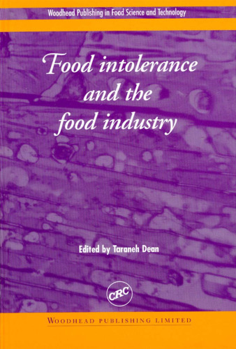 ﻿عدم تحمل غذایی و صنایع غذایی (نشر وودهد در علوم و فناوری غذایی)