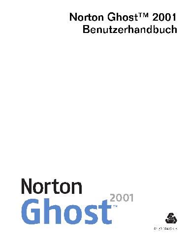 ﻿راهنمای کاربر Norton Ghost™ 2001