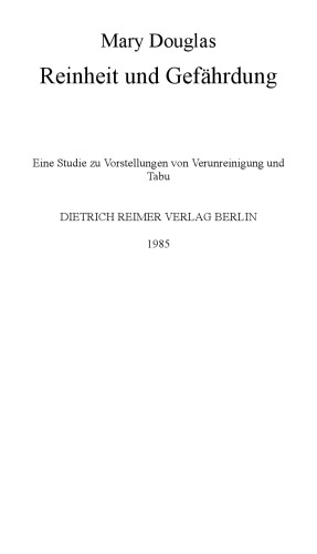 ﻿خلوص و خطر: بررسی مفاهیم آلودگی و تابو