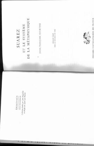 ﻿سوارز و سیستم متافیزیک (اپیمتی)