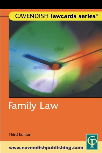 ﻿Family LawCards 3ED (Lawcards)