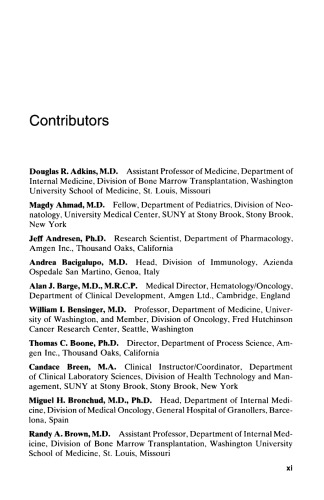 ﻿Filgrastim (r-metHuG-CSF) در عمل بالینی، ویرایش دوم