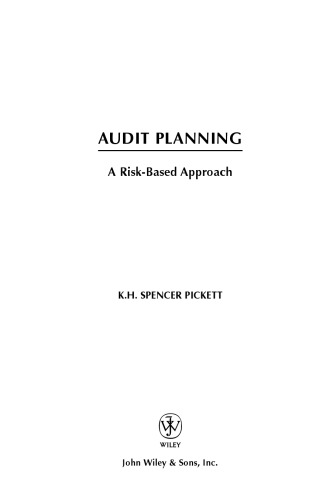 ﻿برنامه ریزی حسابرسی: رویکردی مبتنی بر ریسک