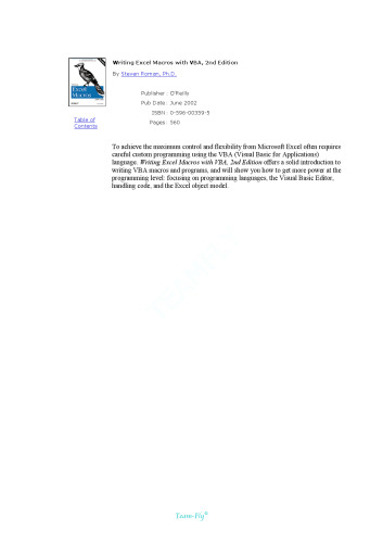 ﻿نوشتن ماکروهای اکسل با VBA