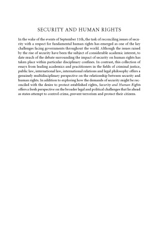 ﻿امنیت و حقوق بشر