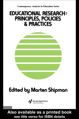 ﻿EDUC RESEARCH PRINC POLIC PB (تحلیل معاصر در مجموعه آموزش)