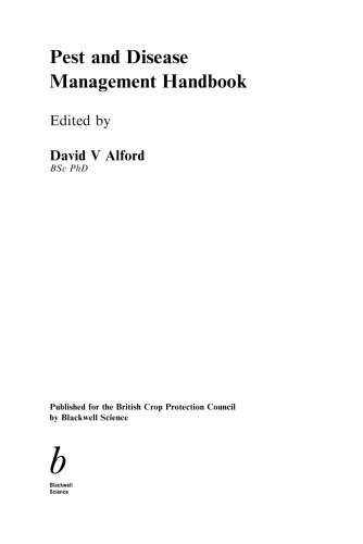 ﻿کتاب مدیریت آفات و بیماری ها