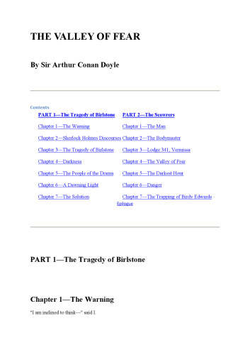 ﻿دره ترس: رمز و راز شرلوک هلمز (مجموعه شرلوک هلمز)