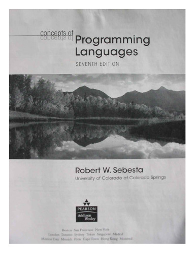 مفاهیم زبان های برنامه نویسی