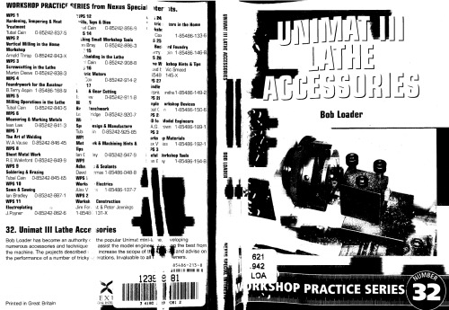 ﻿لوازم جانبی تراش Unimat III (سری تمرین کارگاهی 32)