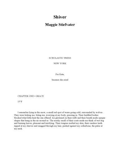 ﻿Shiver (گرگ های رحمت فالز)