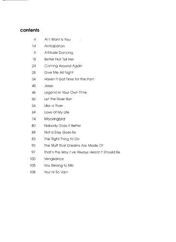 ﻿منتخبی از Carly Simon - Anthology (کتاب خواننده هنرمند گیتار پیانو وکال)