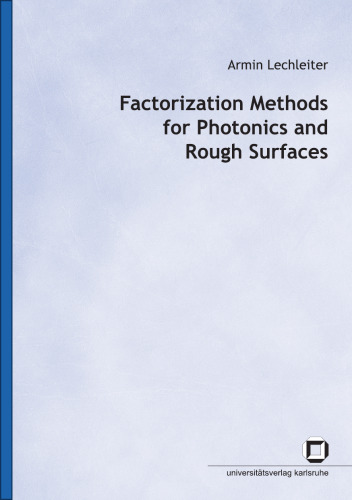 ﻿روش های فاکتورسازی برای فوتونیک و سطوح ناهموار
