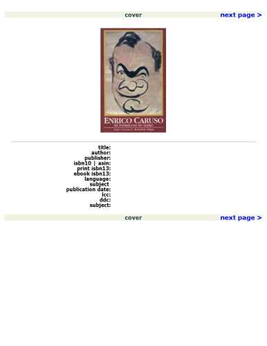 ﻿انریکو کاروسو: پدر من و خانواده من (ابر اد) (سریال بیوگرافی اپرا، شماره 2)