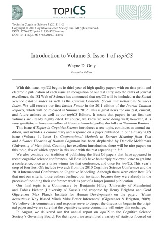 ﻿topicCS - مباحث علوم شناختی، جلد 3، شماره 1