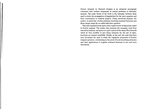 ﻿انتگرال های فوریه در تحلیل کلاسیک