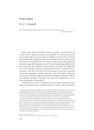 ﻿تحقیق انتقادی (دریدا متأخر، 33:2)