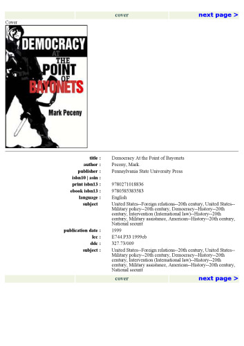 ﻿دموکراسی در نقطه سرنیزه