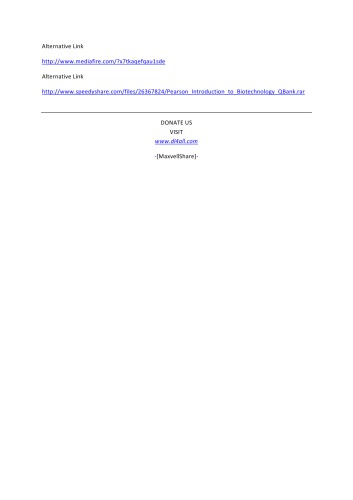 ﻿مقدمه ای در بیوتکنولوژی: نسخه بین المللی ، 2 E ، بانک سوال