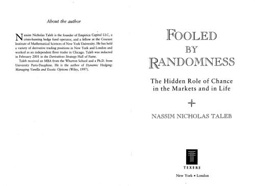 Fooled by Randomness: نقش پنهان شانس در بازارها و زندگی