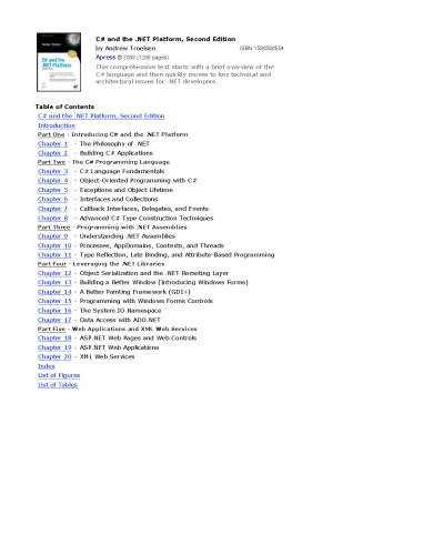 ﻿سی شارپ و پلتفرم دات نت