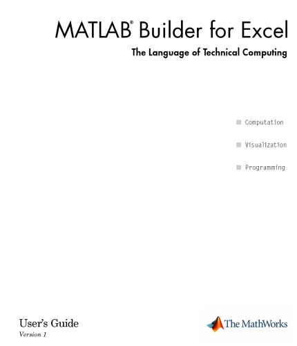 ﻿MATLAB Builder برای اکسل