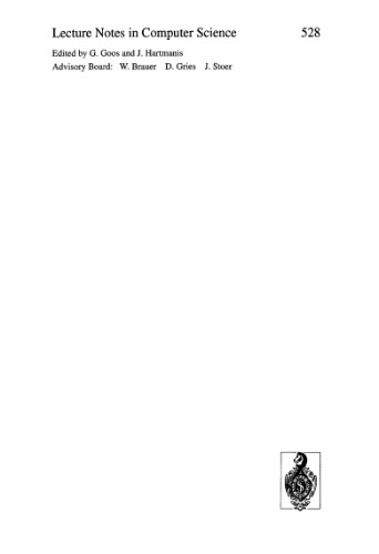 ﻿پیاده سازی زبان برنامه نویسی و برنامه نویسی منطقی: سومین سمپوزیوم بین المللی، PLILP '91 پاسائو، آلمان، 26 تا 28 آگوست، 1991 مجموعه مقالات