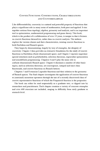 ﻿توابع محدب: ساختارها، خصوصیات و نمونه های متقابل