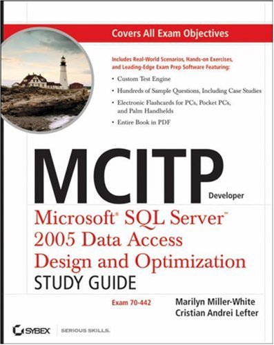 ﻿توسعه دهنده MCITP: راهنمای مطالعه طراحی و بهینه سازی دسترسی داده های Microsoft SQL Server 2005 (70-442)