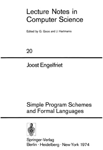 ﻿طرح‌های برنامه ساده و زبان‌های رسمی