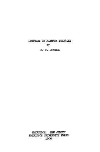 ﻿سخنرانی در سطوح ریمان