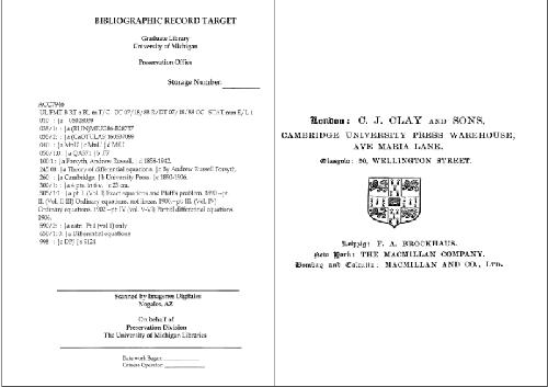 نظریه معادلات دیفرانسیل. معادلات خطی معمولی
