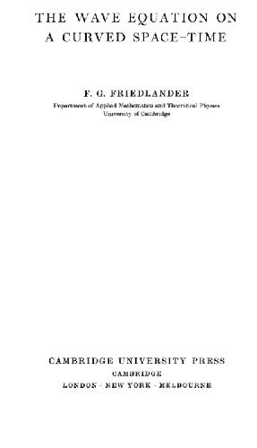 معادله موج در فضای زمان منحنی