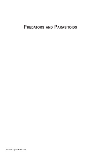 ﻿شکارچیان و پارازیتوئیدها