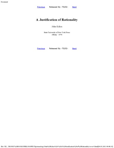 ﻿توجیه عقلانیت