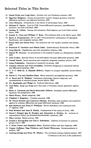 ﻿ماژول‌ها در حوزه‌های غیر نوتری (بررسی‌های ریاضی و تک‌نگاری 84)