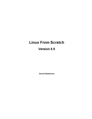 ﻿Linux From Scratch V6.5