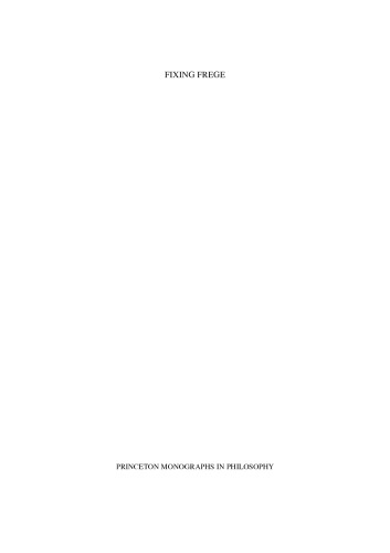 ﻿اصلاح فرگه (تک نگاری های پرینستون در فلسفه)