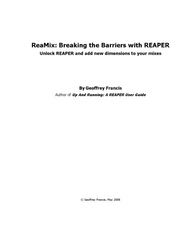 ﻿ReaMix: شکستن موانع با REAPER