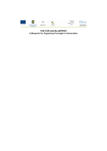 ﻿BLUEPRINT FOR-UNI. طرحی برای سازماندهی آینده نگری در دانشگاه ها