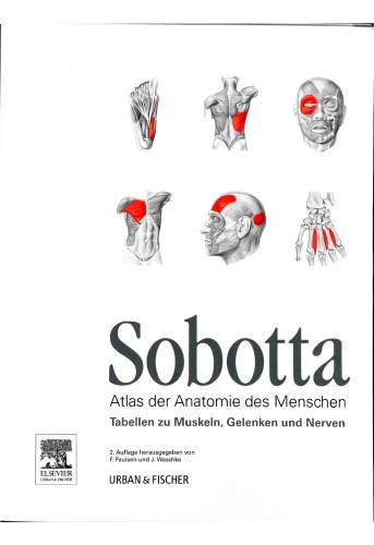 ﻿Sobotta - Atlas of Human Anatomy، جلد 4: جداول عضلات، مفاصل و اعصاب