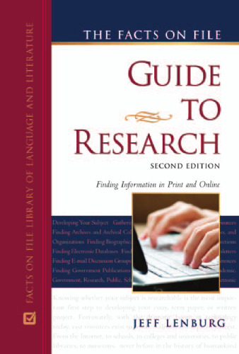 ﻿The Facts on File Guide to Research, ویرایش دوم (Facts on File Library of Language and Literature)